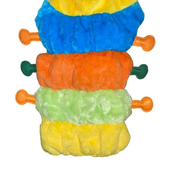 Soft Fleece Colorful Caterpillar Dog Costume Outfit Halloween Large Unisex - Picture 3 of 8